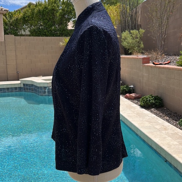 ALEX EVENINGS NWOT Petite Sparkly/Glittery Jacket - Size 6P - Picture 4 of 13